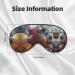 Sports Ball Print Double-Sided Eye Mask | Soft Light Blocking Sleep Aid | Enhance Sleep Quality - Buy Online on GoSupps.com