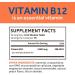 Whollium Methyl B12 5000mcg Supplement - Vegan, Fast Dissolve, Peach Flavor - Energy, Heart & Brain Health - 90 Tabs - Buy Online on GoSupps.com