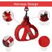 Bella & Pal Dog Harness for Small Dogs - Step-in Air Mesh Leash & Reflective Breathable Breastwear - Ideal for Puppies & Cats - Size S (35-40cm) - Stylish Red - Buy Online on GoSupps.com