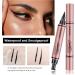 FITDON 3PCS Double-sided Liquid Eyeliner Stamp Waterproof Smudge-proof Long Lasting Wing Eye Liner Star Heart Seal Stamp Makeup Tool 1 count (Pack of 3) - Buy Online on GoSupps.com