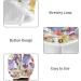 Watercolor Flowers Dry Hair Cap | Quick Drying Towel Set with Button Headband - Super Absorbent & Comfortable - Buy Online on GoSupps.com