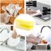 Cleaning Sponge - Sponges for Cleaning | Washing Sponges for Dishes | U-Shaped Dish Scrubber Scouring Pad | Non-Scratch Dish Wash Sponge | Reusable Scrubbing Sponge for Kitchen Sink Bathroom Toilet Yellow - Buy Online on GoSupps.com