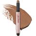 FOCALLURE No Crease Eyeshadow Stick  Creamy Eye Shadow Stick  Matte & Shimmer Eyeshadow Pencil  Smudge-proof  Waterproof  Built-in Smudger  HICKORY 05 HICKORY