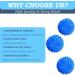3 Pcs Tumble Dryer Balls Tumble Laundry Balls Dryer Tumble Balls Clean Laundry Balls Tumble Dryer Balls for Laundry Decontamination Laundry Balls for Washing Down Jacket - Buy Online on GoSupps.com
