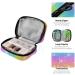 Pfrewn 7-Day Rainbow Axolotl Pill Organizer Case - Portable Travel Pill Box & Zipper Pouch for Vitamins & Supplements - Buy Online on GoSupps.com