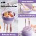 3 in 1 Makeup Brush Cleaner Mat & Bowl | Silicone Brush Drying Holder & Organizer - Ultimate Cleaning Tool for Cosmetics - Buy Online on GoSupps.com