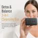Kalaia Detox and Balance Cleansing Bar | 3 oz Activated Charcoal & Shea Butter Body Wash | Deep Cleansing Face & Body Soap - Buy Online on GoSupps.com