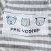 Zunea Striped Cotton Pajamas for Small Dogs & Cats | Cozy Autumn Dog Clothing & Outfits - Size M Gray - Buy Online on GoSupps.com