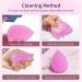 BEAKEY 5 Pcs Paw Paw Makeup Sponge Set for Flawless Blending - Latex Free Beauty Sponge for Liquid, Cream, and Powder Makeup - Pink - Buy Online on GoSupps.com
