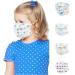 50PC Children's Mask Disposable Face_Mask Industrial 3Ply Breathable Mouth Scarf With Ear Loop Dust-proof Protection Cover Blue Kids - Buy Online on GoSupps.com