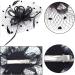 Elegant Black Feather Mesh Hat Clip | INTVN Ladies Wedding Cocktail Headband - Buy Online on GoSupps.com