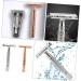 Premium Soesfoufu 2-in-1 Portable Cutthroat Razor - Perfect Gift for Men | Classic Manual Shaving Tool - Buy Online on GoSupps.com