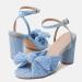 XTZYGLFD Women s Summer Thick Heel Sandals - High Heel Bow Design Large Size Available Blue 5 UK - Perfect for Comfort & Style - Buy Online on GoSupps.com