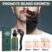 Beard Growth Kit for Men - Beard Roller, Oil, Balm, Styling Comb Set C - Perfect Birthday Father's Gift for Him - Buy Online on GoSupps.com