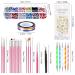 Czemo 38-Piece Nail Design Accessories Kit - Nail Art Starter Set for Women with Brushes Points Tapes & Sequins - Buy Online on GoSupps.com