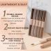 Buy Rosy Brown Liquid Eyeshadow - Matte & Glitter Dual-Ended Stick | Waterproof Long Lasting Eye Makeup | Prime & Quick Dry | International Shipping Available - Buy Online on GoSupps.com