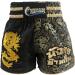 NAMAZU Muay Thai Shorts, High Grade MMA Gym Boxing Kickboxing Shorts - Black Large | Men and Women - Buy Online on GoSupps.com
