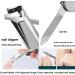 5in1 Mini Multi Nail Clippers Stainless Steel Fingernail and Toenail Scissors Nail File Nose Hair Scissors Sharp Sturdy Nail Cutter Pocket Knife Screwdriver Key Chain for Travel Camping - Buy Online on GoSupps.com