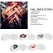 Shiny Decorative Manicure Charms with Artificial Pearls DIY Nail Art Portable Storage Box for Professional Salon or DIY Manicures - Buy Online on GoSupps.com