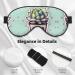 Smiling Succulents Eye Mask Soft Adjustable Comfort for Men & Women | International Shipping Available - Buy Online on GoSupps.com
