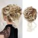 Messy Bun Hairpiece Hair Gum Updos Hair Piece Voluminous Curly wavy Hair Bun Scrunchies Extensions for Women Girls (18H613)