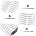 Housoutil 36 Sheets Waterproof Eyebrow Stickers Eyebrow Grooming Shaping Sticker Makeup Brow Sticker Man Hair 21x15cmx3pcs Black 1x3pcs - Buy Online on GoSupps.com