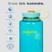 Nalgene Unisex Adult Wide Mouth Sustain Bottle 1L - Eco-Friendly Cerulean | International Shipping Available - Buy Online on GoSupps.com