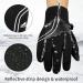 Achiou Winter Gloves for Men Women  Touch Screen Running Gloves  Waterproof Driving Glove for Texting Cold Weather Windproof Black Small - Buy Online on GoSupps.com