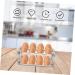 LIFKICH Food Tray Box Egg Carton Eggs Fridge Egg Portable Refrigerator Egg Rack Plastic Egg Holder Household re-usable Black 22.3X10.1X8.9CM - Buy Online on GoSupps.com