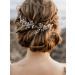 Aimimier Anglacesmade Bridal Hair Vine Pearl and Crystal Headband 11.8'' - Ideal for Bride, Bridesmaid, Prom, Festival - Women's Hair Jewelry - Buy Online on GoSupps.com
