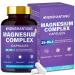 25-in-1 Magnesium Complex with Methylated B Complex & Ashwagandha | Magnesium Glycinate, Citrate, Malate & Taurate | High Absorption Magnesium Supplement for Energy, Relaxation & Nerve | 120 Capsules