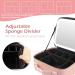 Professional Travel Makeup Case with Large Lighted Mirror - Waterproof Cosmetic Organizer in Pink - Buy Online on GoSupps.com
