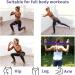 Folai Resistance Tapes Set - 5 Fitness Bands | 100% Natural Latex for Muscle Building Yoga & Gymnastics | German Instructions & Storage Bags - Purple - Buy Online on GoSupps.com
