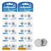 LR41 AG3 392 384 192 Battery 1.5V Button Coin Cell Batteries (20 Count (Pack of 1))