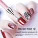 Dual-Ended Rhinestone Picker Dotting Pen with Extra Wax Head | FITDON Nail Art Tool for Jewel Gem Pickup - Pink - Buy Online on GoSupps.com