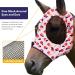Harrison Howard Fly Mask - Stretchy Breathable UV Protection Full View Eye Opening & Ventilated Ear Protection - Medium Size - Buy Online on GoSupps.com