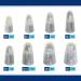 BraceOn STAX Finger Splint Kits - Mallet Finger & Nail Bed Injury Support - 8 Sizes - ABS Plastic - Buy Online on GoSupps.com