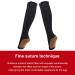 Buy ZLXHDL Compression Socks with Zipper - 2 Pairs of Open Toe Compression Stockings for Men & Women (S/M) - Black - Buy Online on GoSupps.com