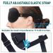 3D Night Sleep Mask for Back and Side Sleeper | 100% Light Block Out | Ultra Light Travel Eye Cover in Black - Buy Online on GoSupps.com