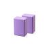 Unipack High Density EVA Foam Yoga Block 9" x 6" x 4" 2PK Purple
