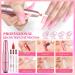 MOROVAN Poly Nail Gel Kit - 20 Colors with Glitter Powder | Professional DIY Nail Extension Set with UV Lamp and Nail Drills - Buy Online on GoSupps.com