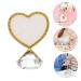 Healeved Nail Art Display Stand - Crystal & Peg Board Earring & Polish Holder - 8.7x6.5cm Assorted Colors - Perfect for Manicure & Nail Display - Buy Online on GoSupps.com