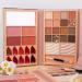 Makeup Palette Eyeshadow - Waterproof Makeup Palettes Eye Makeup Palette | Unique Long Lasting Cream Contour & Highlighting Palette Maqui Kit - Buy Online on GoSupps.com