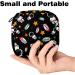 Portable Women's Binding-Up Bags | Menstrual Cup Pocket & Pads | Teen Girls Tampons | Space Rockets Multicolored - Buy Online on GoSupps.com