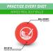 GoSports Foam Golf Practice Balls - Realistic Feel, Limited Flight - Indoor/Outdoor Use - 16 Pack - Buy Online on GoSupps.com