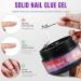 Solid Nail Glue Gel for False Nail Tips - Super Strong Long Lasting UV Cured | 15g - Ideal for Acrylic Nails Art & Press On Nails at Home - Buy Online on GoSupps.com