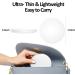 SHEGINEL Rechargeable Compact Mirror with Bright Lights and Carrying Pouch - Perfect Travel Mirror for On-The-Go Touch-Ups - Buy Online on GoSupps.com