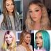 Hair Extensions 5 Colors 1000 Strads Holographic Sparkle Shiny Hair Tinsel Glitter Resistant Tinsel Hair Accessories for Girls Decoration 120cm (Gold Silver Green Pink Blue) - Buy Online on GoSupps.com