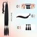 32 Inch Long Braided Ponytail Extension with Hair Tie Black Long Straight Wrap Around Hair Braid Extensions Pony Tail DIY Natural Soft Synthetic Braided Ponytail Hairpiece Wig for Women Daily Wear - Buy Online on GoSupps.com