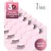 ONLYALL Half Eyelashes - Natural Wispy Look | 3D Faux Mink Clear Band Lashes | Pack of 7 Couples - Buy Online on GoSupps.com